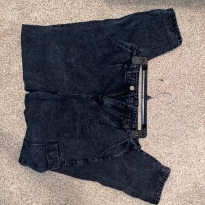 black carpenter jeans